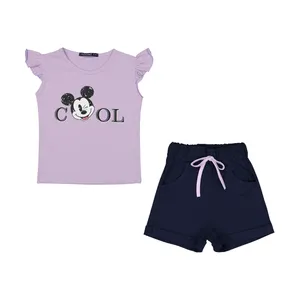 ست تی شرت آستین کوتاه و شلوارک دخترانه تودوک مدل 2151586-60