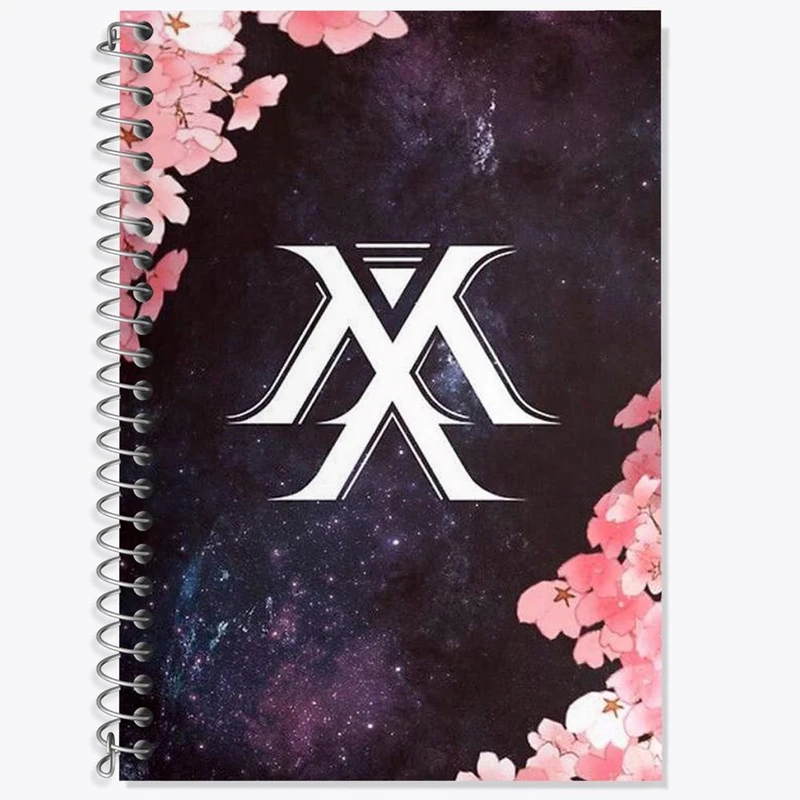 دفتر زبان 50 برگ خندالو مدل سه خط طرح گروه مانستا اکس Monsta X کد 21207