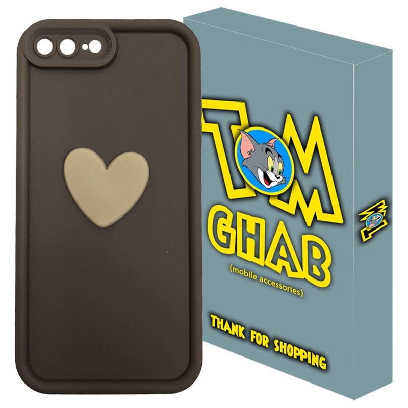 کاور تام قاب مدل سولید1 Heart مناسب برای گوشی موبایل اپل iPhone 8 Plus / 7 Plus