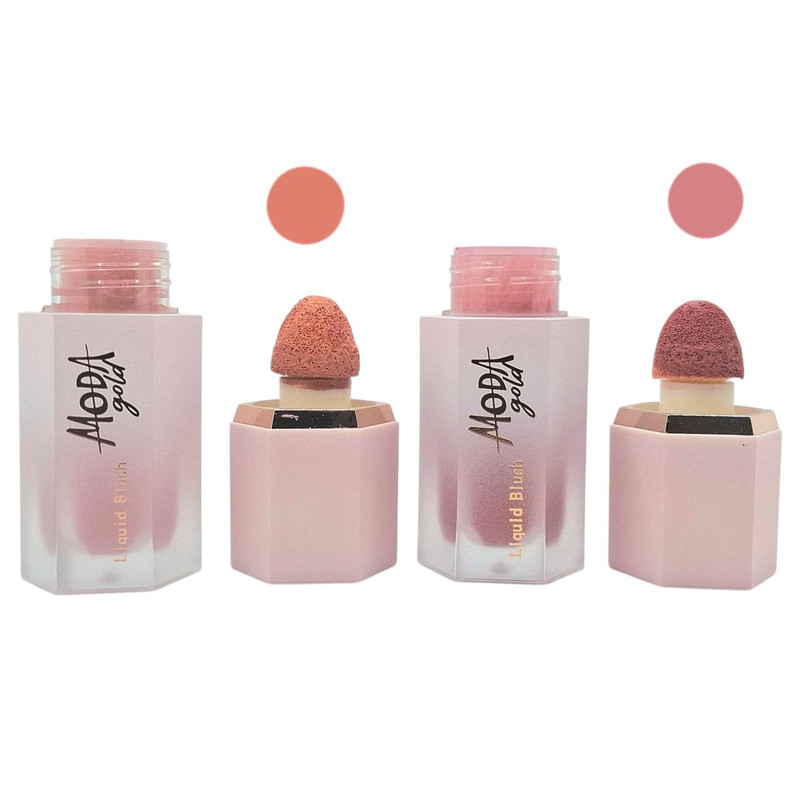 رژ گونه مودا گلد مدل beauty شماره 1 - 4 مجموعه دو عددی