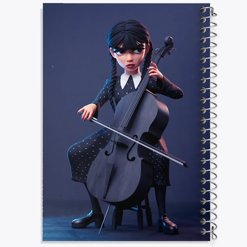 دفتر لیست خرید 50 برگ خندالو طرح ونزدی (Wednesday) کد F880