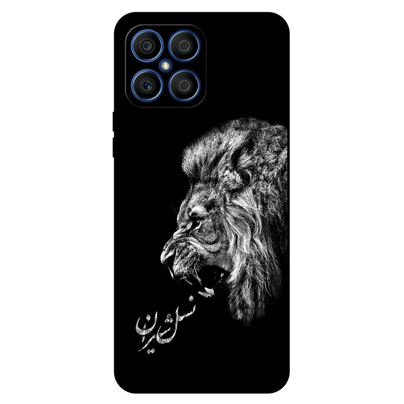 کاور مگافون طرح شیر مدل 1866 مناسب برای گوشی موبایل آنر X8 5G  