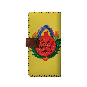 کیف پول چرمی ترمه طراحان ایده مدل بنددار من آن توام کد snm005