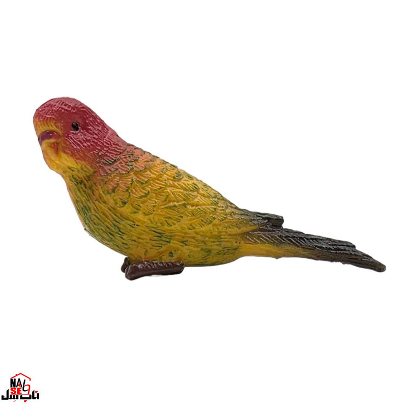 فیگور ناب سل مدل مرغ عشق کد BUDGERIGAR NAAB007 ارتفاع 3 سانتی متر