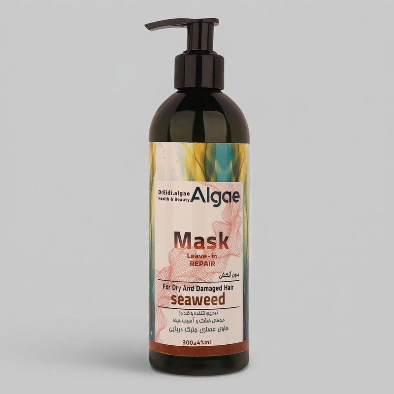 ماسک ترمیم کننده مو دکتر عیدی آلگا مدل Seaweed مناسب برای موهای خشک و آسیب دیده حجم 300 میلی‌لیتر