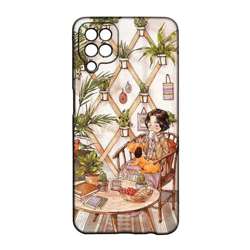 کاور طرح دخترانه کد 269 مناسب برای گوشی موبایل سامسونگ Galaxy A22 4g