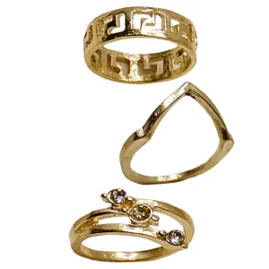 بند انگشتی زنانه کد RKH_1125 مجموعه 3 عددی