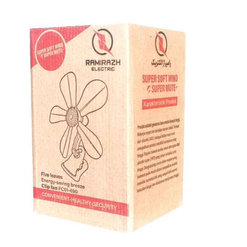 پنکه گیره‌ای رامیراژ الکتریک مدل FC01-690
