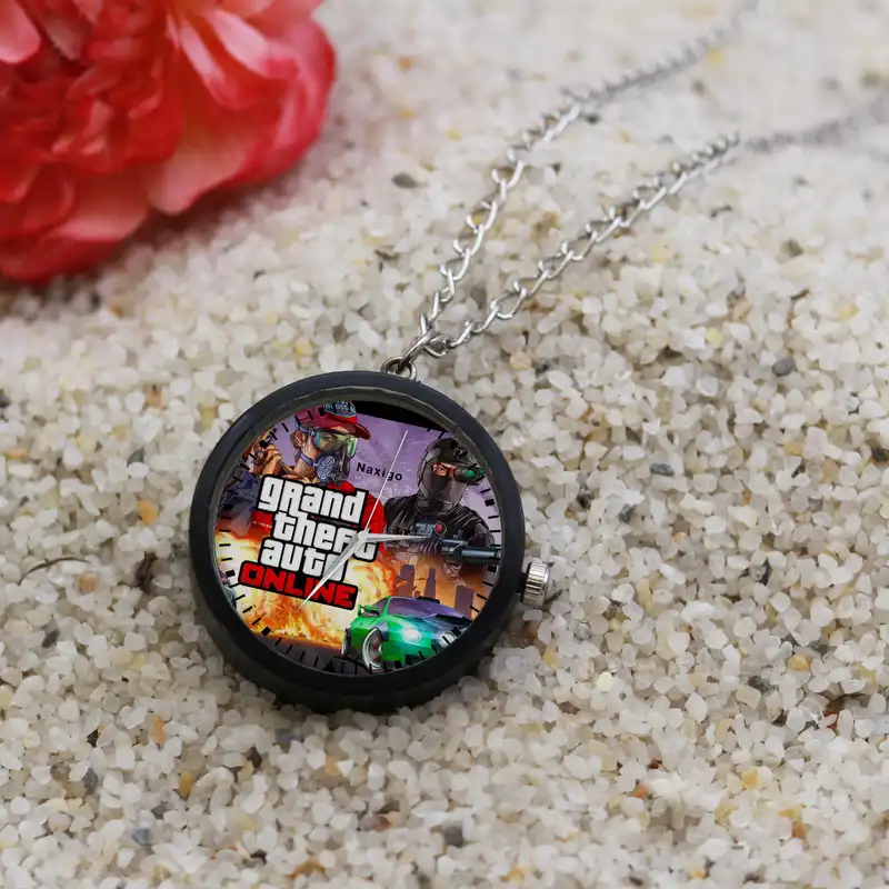 ساعت گردنبندی عقربه ای ناکسیگو مدل جی تی ای کد NF12796