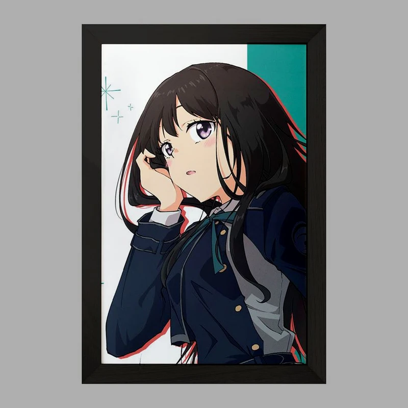 تابلو خندالو مدل تاکینا انیمه لیکوریس ریکویل Lycoris Recoil  کد 23049