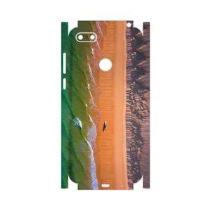 MAHOOT Beach and Green Sea-FullSkin Cover Sticker for Motorola Moto E6 Play
