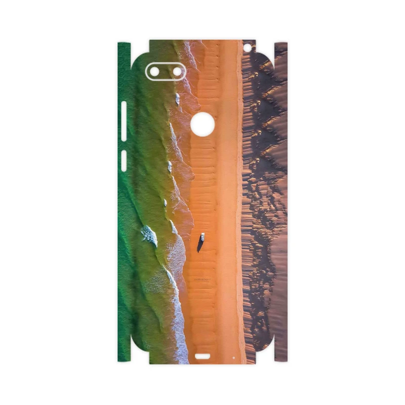 برچسب پوششی ماهوت مدل Beach and Green Sea-FullSkin مناسب برای گوشی موبایل موتورولا Moto E6 Play