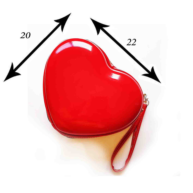 کیف لوازم آرایش مدل قلب