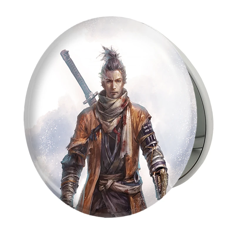 آینه جیبی خندالو طرح بازی سکیرو (sekiro) مدل تاشو کد 31701