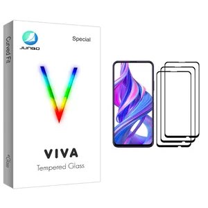 Junbo Viva Glass Screen Protector For  Honor 9X Pro Pack Of 3