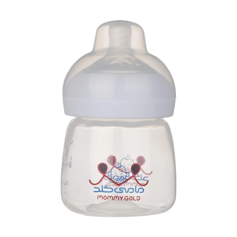 شیشه شیر مامی گلد مدل نچرال گروه سنی 12 تا 18 ماه گنجایش 180 میلی لیتر