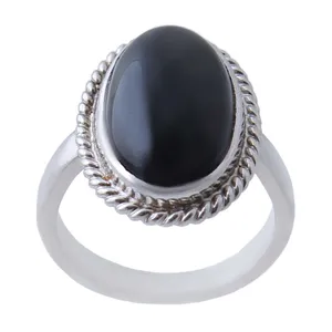  انگشتر نقره زنانه بازرگانی میلادی مدل عقیق کد AW_465