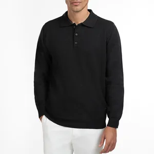 پولوشرت آستین بلند مردانه ام کی مدل 90023