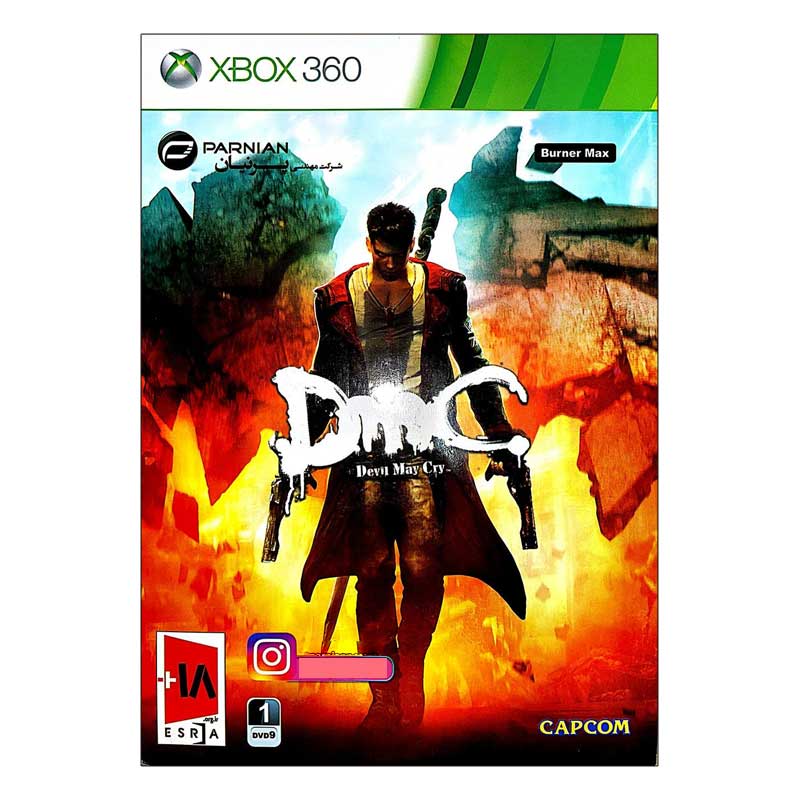 بازی DMC Devil may Cry مخصوص xbox 360 نشر پرنیان