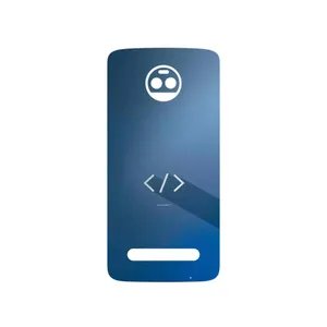 MAHOOT Minimal Coding icon Cover Sticker for Motorola Moto Z2 Force