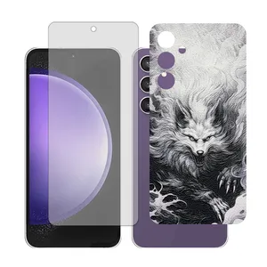 Glass Together model transparent Screen Protector Suitable for Samsung Galaxy S23 FE Mobile Phone with Back cover sticker