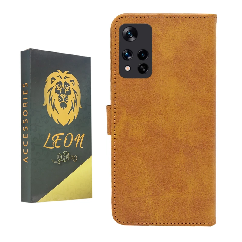 کیف کلاسوری لئون مدل Bersa مناسب برای گوشی موبایل شیائومی Redmi Note 11 Pro Plus