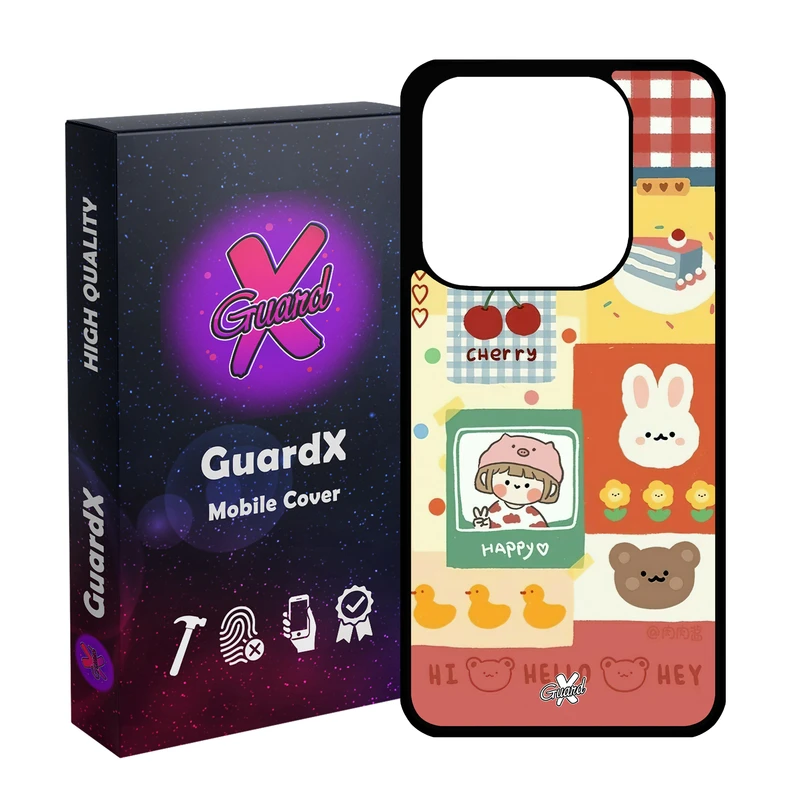 کاور گارد ایکس طرح دختر مدل 10515 مناسب برای گوشی موبایل شیائومی Redmi Note 14 4G