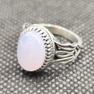 انگشتر نقره مردانه مدل سنگ عقیق کبود کد 76