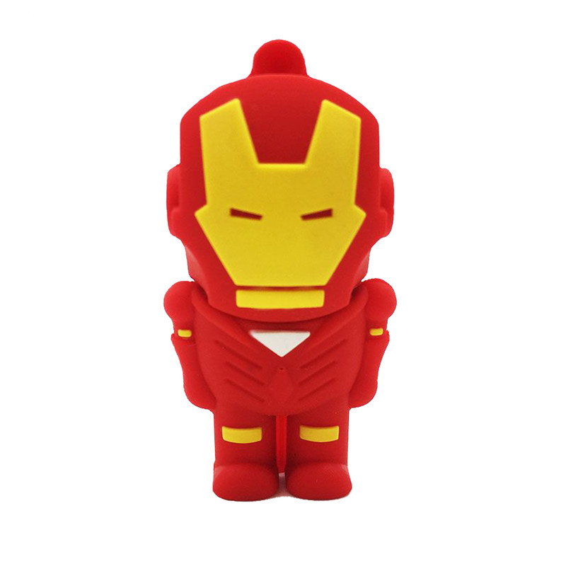 فلش مموری طرح مرد آهنی مدل Ul-Iron man01 ظرفیت 64 گیگابایت