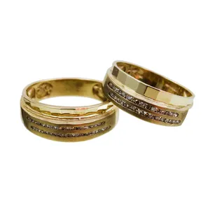 ست حلقه طلا 18 عیار کانیار گالری مدل M11