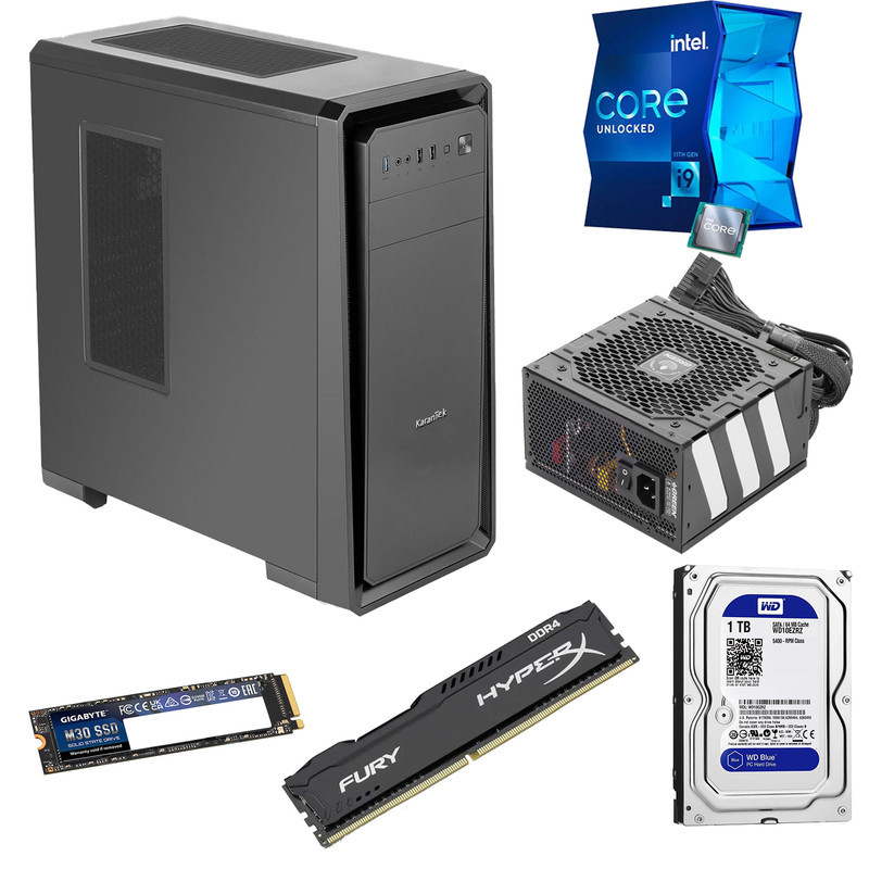 کیس اسمبل شده کران  تک مدل GEN12-i5321S4 VGA4GB