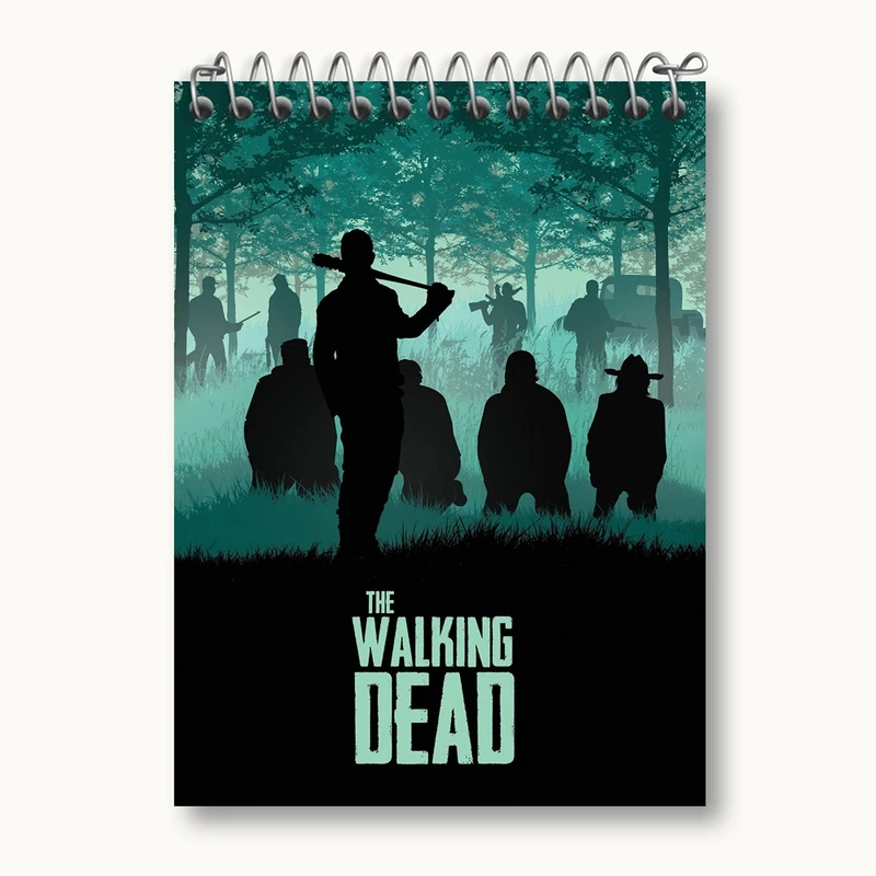 دفتر یادداشت 50 برگ خندالو مدل سریال مردگان متحرک The Walking Dead کد 10185