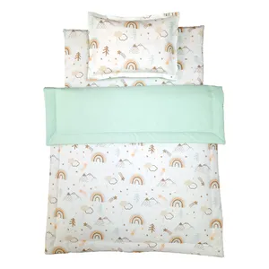 سرویس خواب 3 تکه نوزاد طرح رنگین کمان