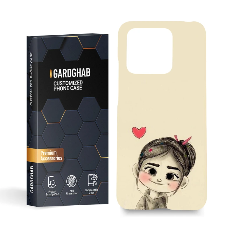 کاور گارد قاب مدل دخترانه مناسب برای گوشی موبایل شیائومی redmi 10c