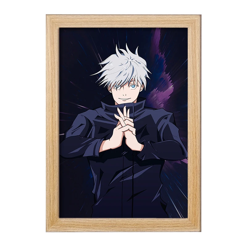 تابلو خندالو مدل گوجو ساتورو انیمه جوجوتسو کایزن کد F754