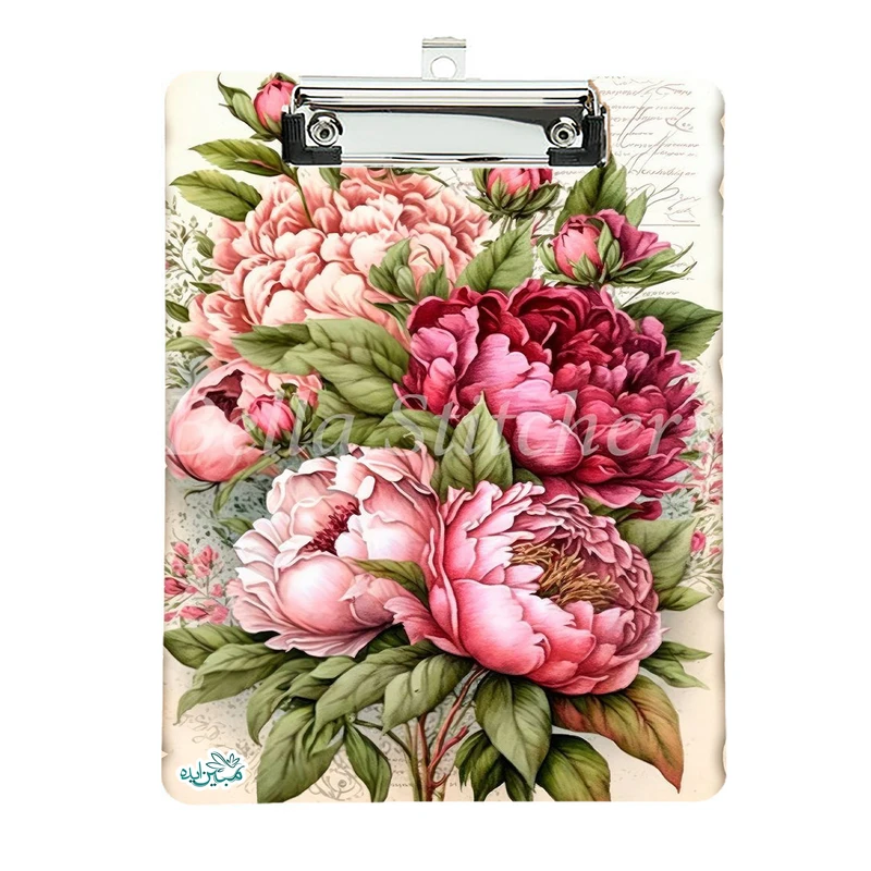  تخته شاسی مبین ایده مدل گل کد h402 سایز A4