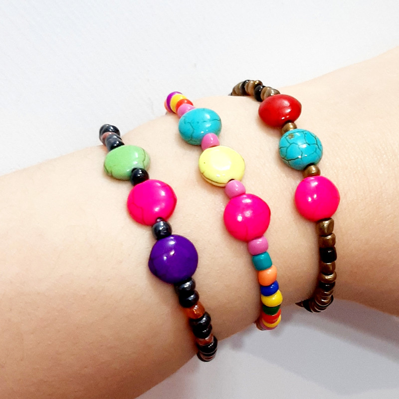 دستبند دخترانه مدل D3 مجموعه 3 عددی