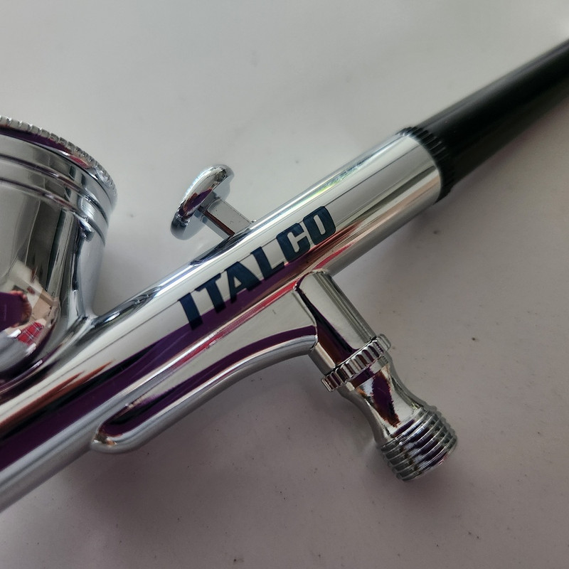 پیستوله ایربراش ایتالکو مدل کاسه فلزی کد نازل 0.1