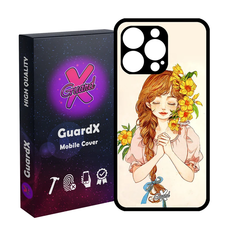 کاور گارد ایکس طرح دختر مدل Glass10317 مناسب برای گوشی موبایل اپل iPhone 13 Pro