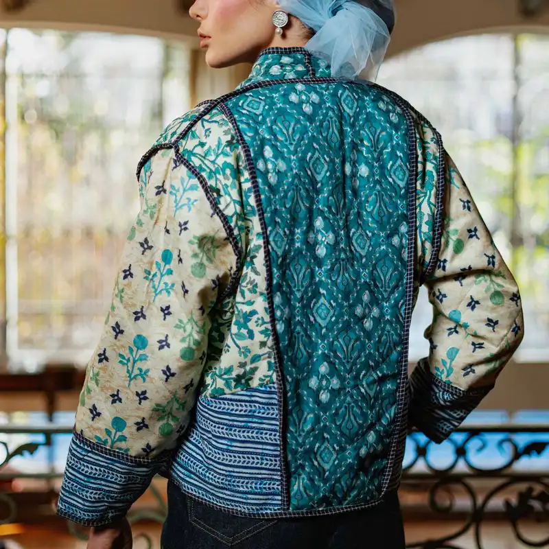 کت زنانه کلوتو مدل  PUFF - GRN - A