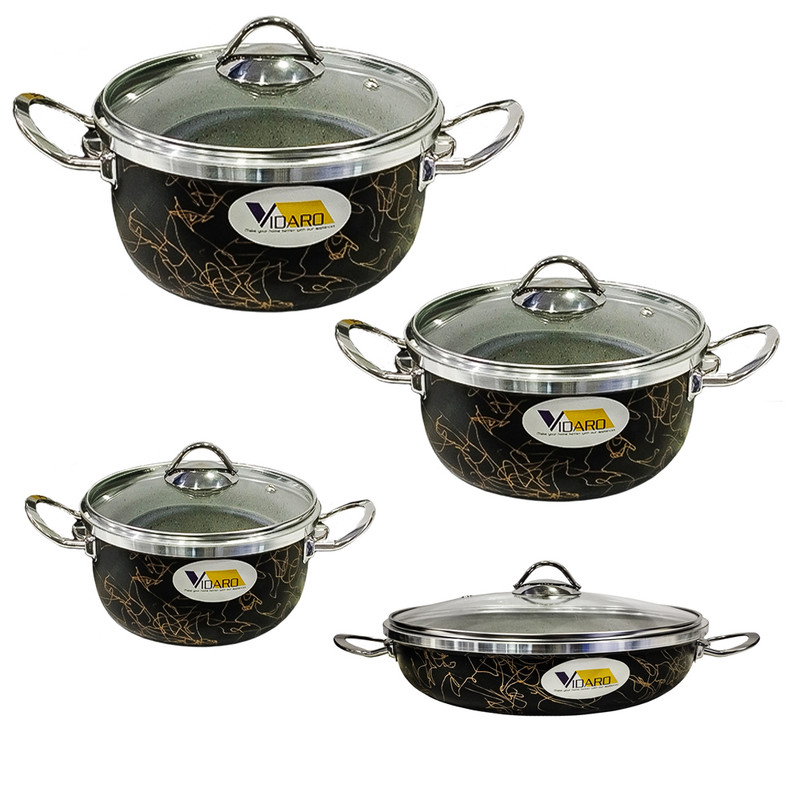 سرویس پخت و پز 8 پارچه ویدارو مدل مونیکا ماربل