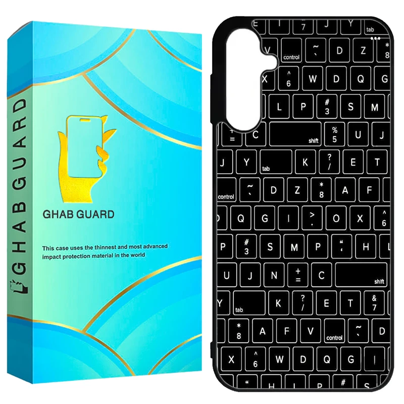 کاور قاب گارد طرح کیبورد مدل GCHPA55 مناسب برای گوشی موبایل سامسونگ Galaxy A55 5G
