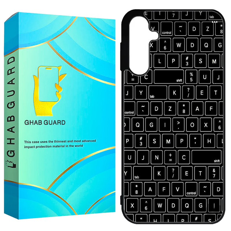 کاور قاب گارد طرح کیبورد مدل GCHPA55 مناسب برای گوشی موبایل سامسونگ Galaxy A55 5G