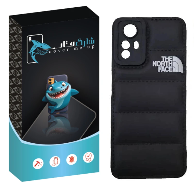کاور شارک قاب مدل پافری TNF مناسب برای گوشی موبایل شیائومی Redmi Note 12s