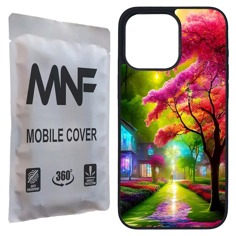 کاور ام ان اف طرح نقاشی منظره کد P-053 مناسب برای گوشی موبایل اپل iPhone 15 Pro Max    