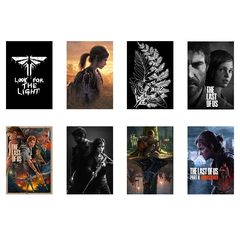 پوستر کارنيکا طرح لست اف اس The Last of Us کد 34893 مجموعه 8 عددی