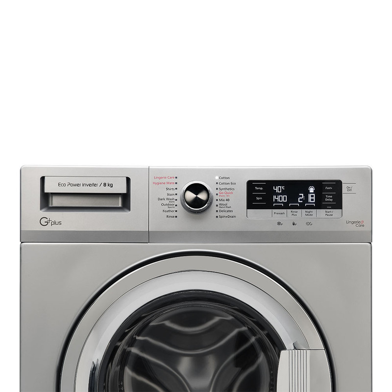 ماشین لباسشویی جی پلاس مدل GWM-84035S ظرفیت 8 کیلوگرم