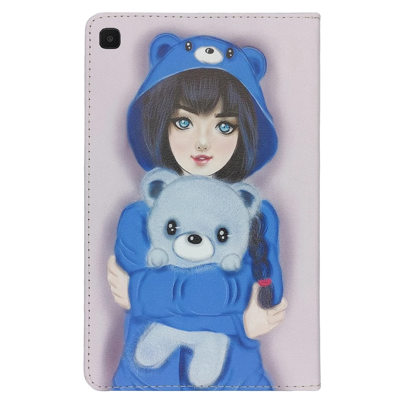 کیف کلاسوری مدل دختر رمانتیک کد TB365 مناسب برای تبلت سامسونگ Galaxy Tab A 8.0 2019 T290 / T295