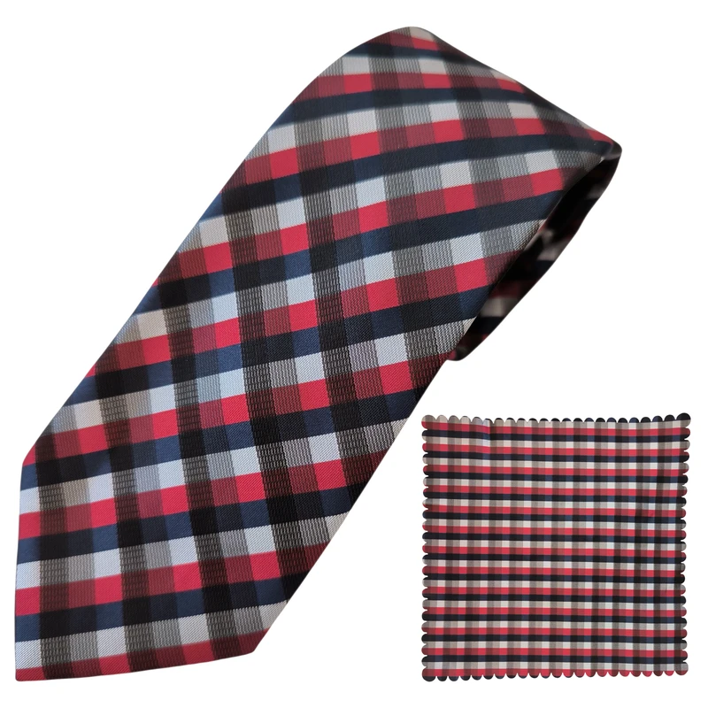 ست کراوات و دستمال جیب مردانه هکس ایران مدل KT-276