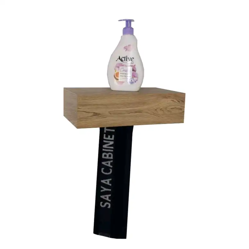 شلف دیواری سایا کابینت مدل شلف جای حوله دار